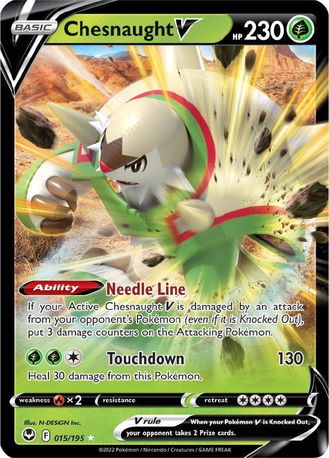 Chesnaught V 015/195 - Silver Tempest - NM/M