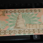 Iraq Irak 50 Dinars Saddam Hussein 1991 P75 UNC - pikkukuva 2