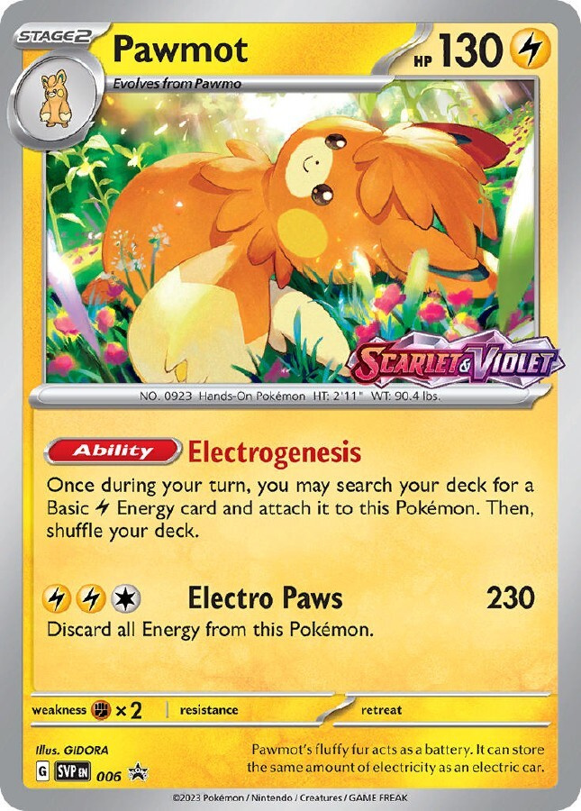 Pawmot SVP 006 - Black Star Promo - NM/M