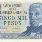 Argentina 5000 pesos , pakkasileä 1977 - pikkukuva 1