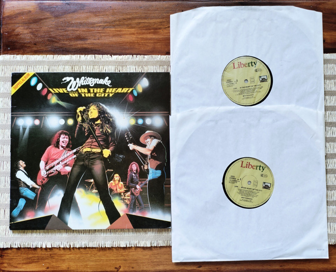 WHITESNAKE - LIVE IN THE HEART OF THE CITY 2LP
