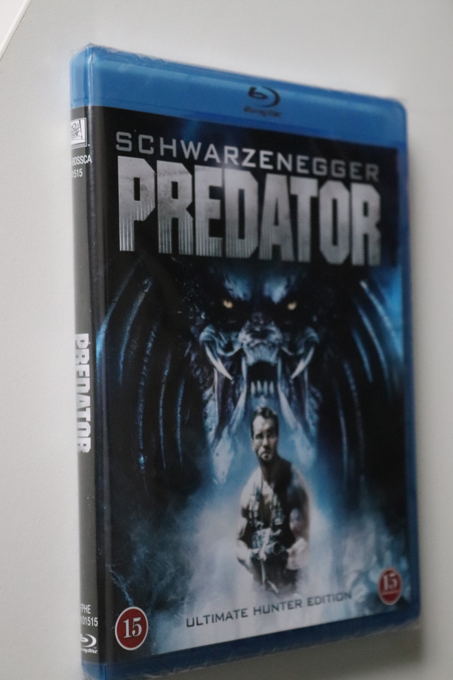 Blu-ray Predator ( 1987 Arnold Schwarzenegger uusi  )
