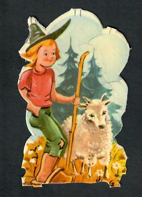 Sagokonst 23 - Paimen ja lammas - 1940-luvulta!!!