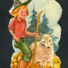 Sagokonst 23 - Paimen ja lammas - 1940-luvulta!!! - pikkukuva 1
