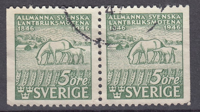 Ruotsi 1946 Fa 368BB Ruotsin maatalousnäyttely 100 v.