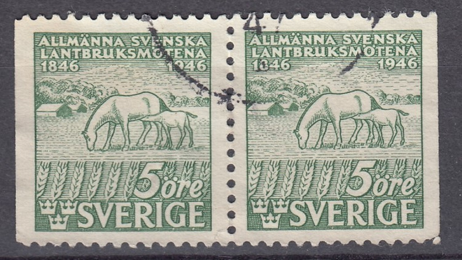 Ruotsi 1946 Fa 368BB Ruotsin maatalousnäyttely 100 v.