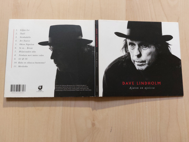 DAVE LINDHOLM – AJATON ON AJOISSA   orig. FIN  2015   CD  JO