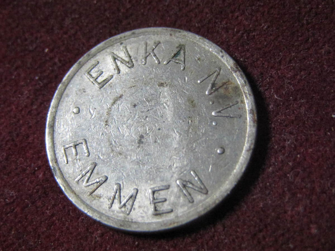 Enka N.V. Emmen. Automaattipoletti. Hollanti