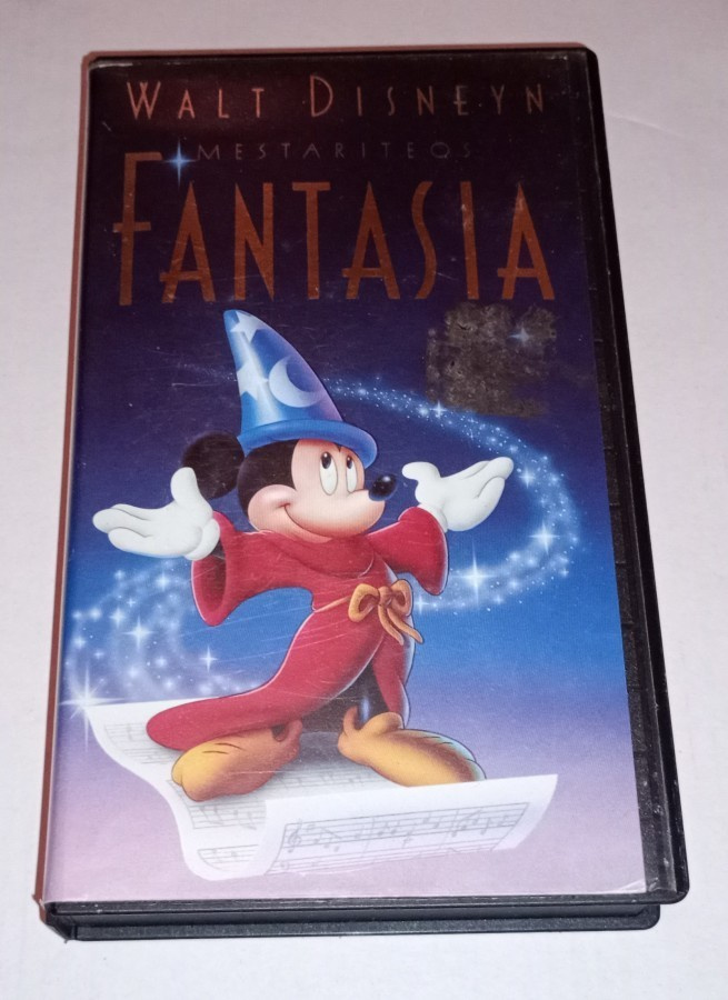 FANTASIA MESTARITEOS WALT DISNEY VHS