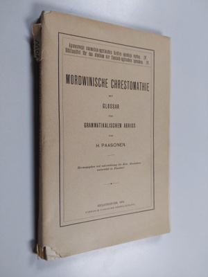 Heikki Paasonen : Mordwinische chrestomathie mit glossar ...