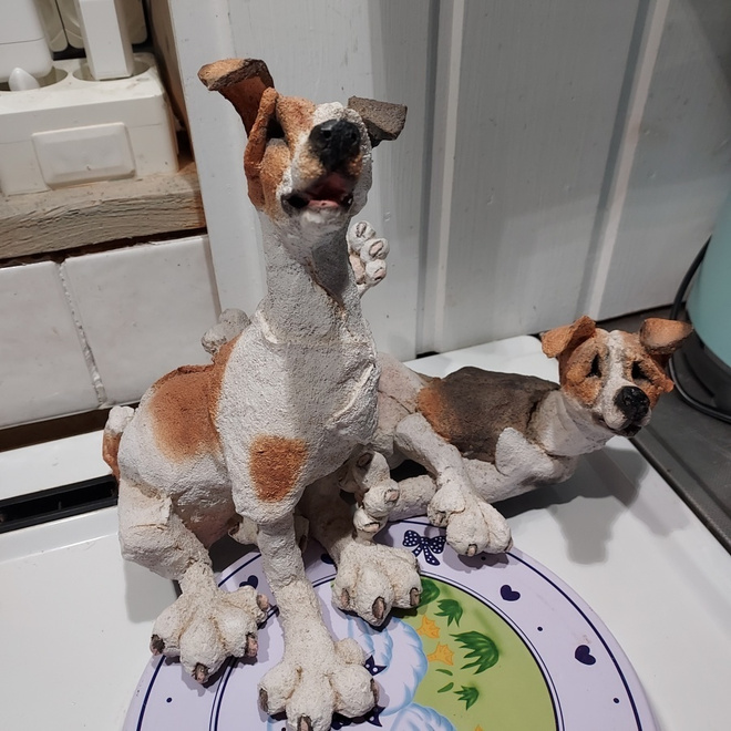 Country Artists - Pair of Jack Russells