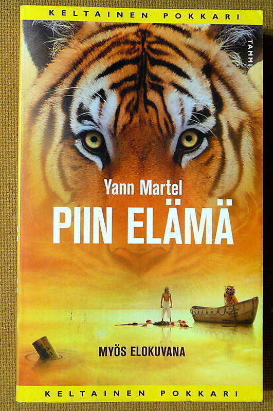 Yann Martel: Piin elämä (keltainen pokkari)