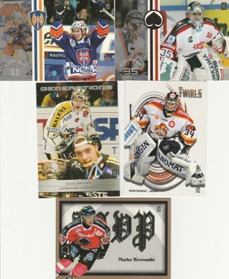 2007/08 Cardset perus ja erikoiskortit alk. 0.25
