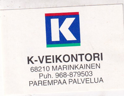 Marinkainen. K-Veikontori ,    s67