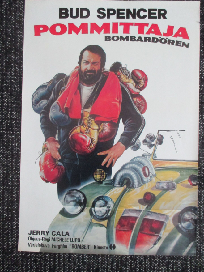 Pommittaja (1982) - vanha elokuvajuliste - Bud Spencer