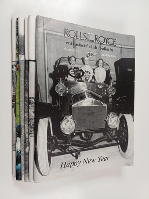 Rolls-Royce enthusiasts' club bulletin vuosikerta 1991