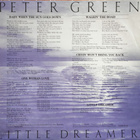 Peter Green - Little Dreamer (Creole Records 1980) - pikkukuva 4