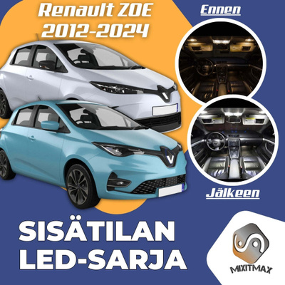 Renault ZOE Sisätilan LED-sarja 7-osainen
