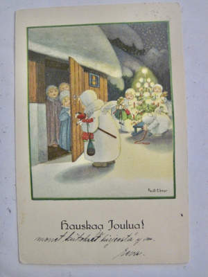 VANHA Postikortti Pauli Ebner 1920-l Suomalainen