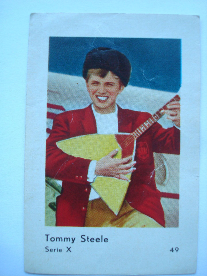Purkkakuvat Hellas: Serie X n:o 49, Tommy Steele