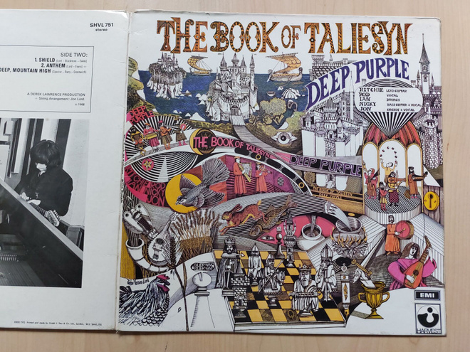 DEEP PURPLE – BOOK OF TALIESYN orig. UK   1971 LP RE HARVEST