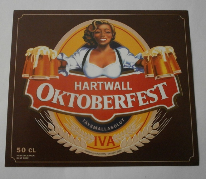 Hartwall, Oktoberfest. olutetiketti IV A, 50 cl