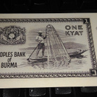 Burma - Myanmar 1 Kyats 1965 P52 aUNC - pikkukuva 2