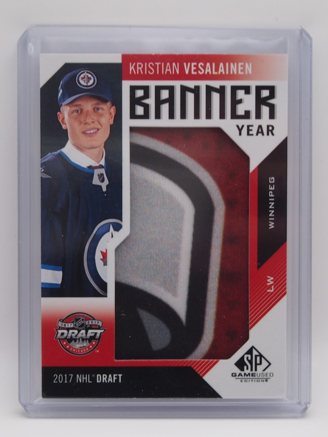 2018-19 Sp game used Banner year Draft Kristian Vesalainen