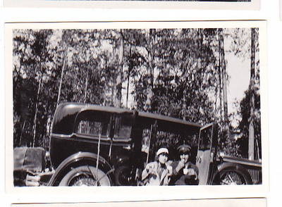 VANHA Valokuva UPEA Auto 1930-l 6 x 9 cm