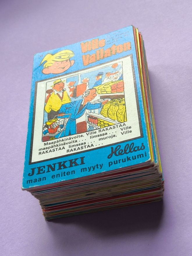 Ville Vallaton Hellas JENKKI purkkakuvat n.80kpl