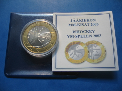 Suomi 5e juhlaraha Jääkiekon MM-kisat - 2003