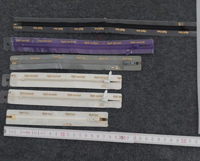 vetoketju paketti nro 16 : erivärisiä 6 kpl 15 - 30 cm