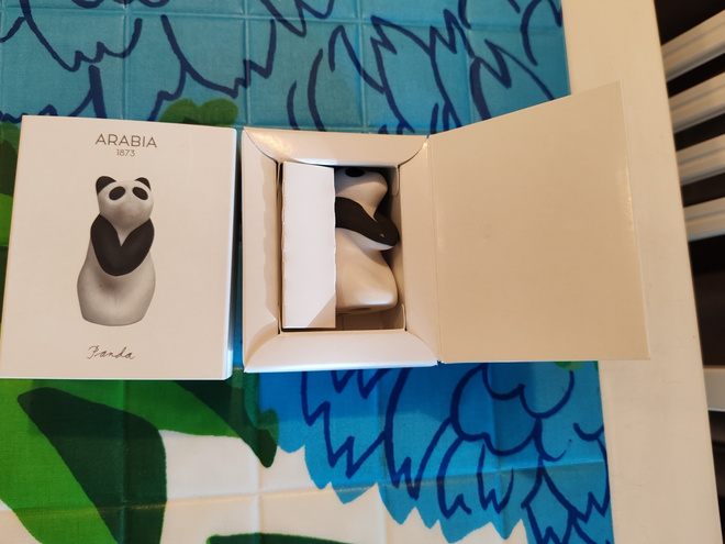 Arabia Panda Figuuri Design by  Heljä Liukko-Sundström