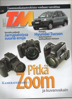 Tekniikan Maailma n:o 4 2005 Pitkä Zoom ja kuvanvakain.