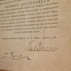 Kastetodistus 1934 Suomen Joutsen Me Neptunus - pikkukuva 5