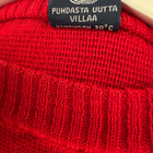 Miesten punainen Waves villapaita XL - pikkukuva 4