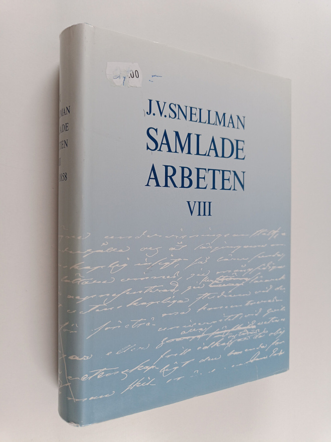 J.v Snellman : Samlade arbeten VIII : 1857-1858