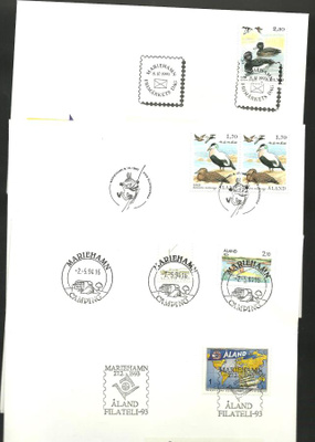 ÅLAND erikoisleimat erä 2 - 1992 - 1994