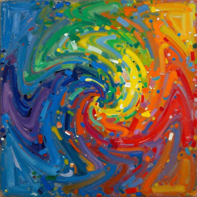 Uusi abstrakti alumiinitaulu 20 cm x 20 cm