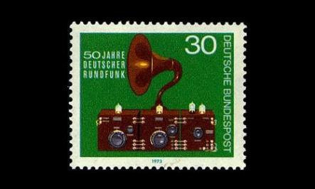 Saksa 786 ** Yleisradio 50v (1973)