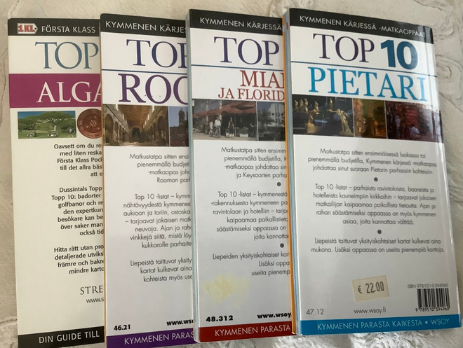 TOP 10 matkaopas / kartta