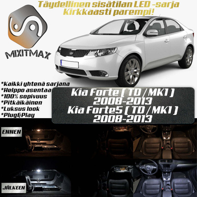 Kia Forte (TD) Sisätilan LED-sarja 8-osainen