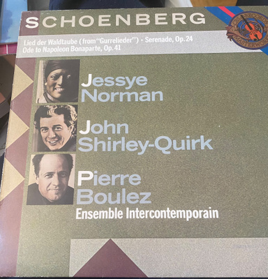Pierre Boulez: Schoenberg LP 1982