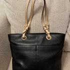Michael Kors Bedford TZ Pocket Tote nahkalaukku väri musta - pikkukuva 2