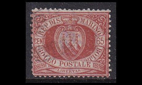 San Marino 19 o Vaakuna 65 C (1892)