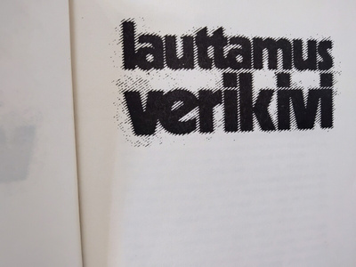 Verikivi - Niilo Lauttamus 1.p (sid.)