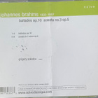 Sokolov - Brahms: Ballades, Sonata 3 - pikkukuva 2