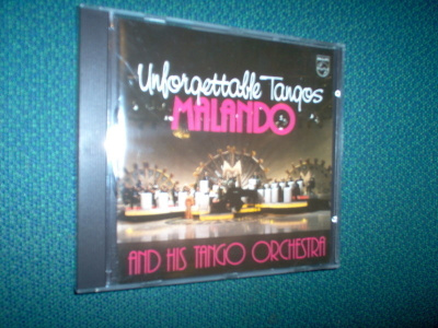 CD : Malando and his tango orchestra : Unforgettable Tangos