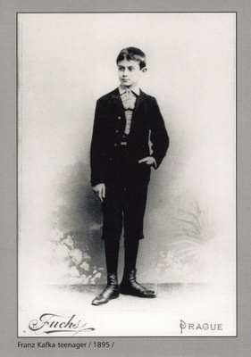 Kirjailija Franz Kafka nuorena 1895