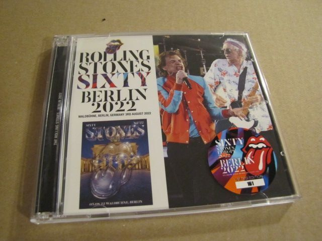 The Rolling Stones Sixty Berlin 2022 2x cd kuin uusi! Nroitu